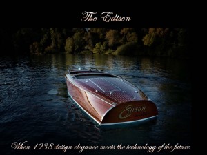 EV classic mahogany runabout